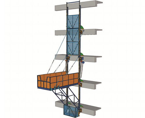 江西全鋼型附著式升降腳手架,升降式腳手架施工品牌商